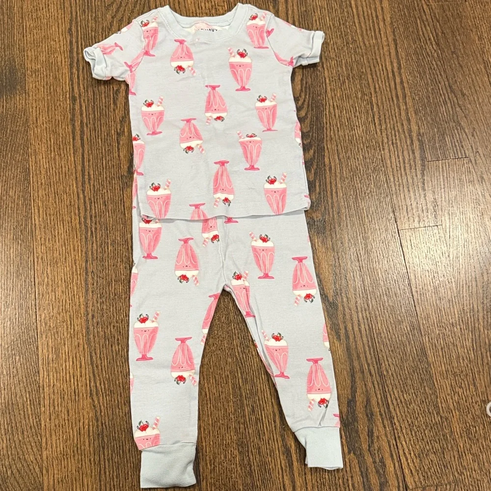Pink & Blue Milkshake Matching Set 18-24 Months